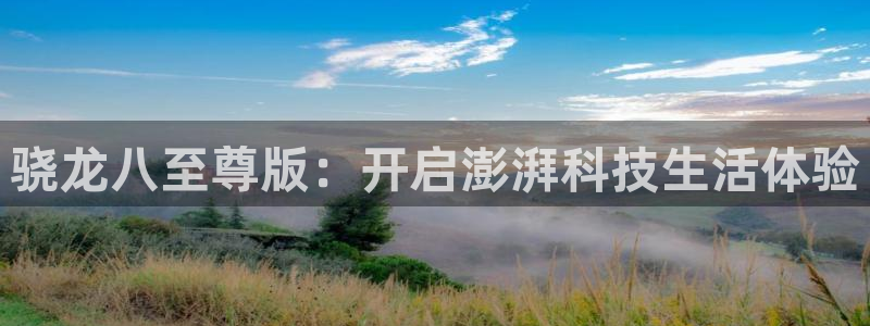 卧龙娱乐体育凯捷登陆：骁龙八至尊版：开启澎湃科技生活体验